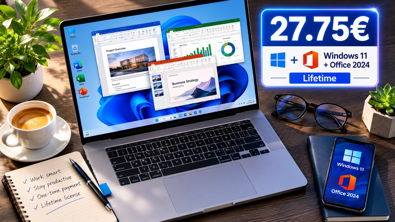 пълно софтуерно преобразяване: как да вземете office 2024 и windows 11 на цената на един обяд