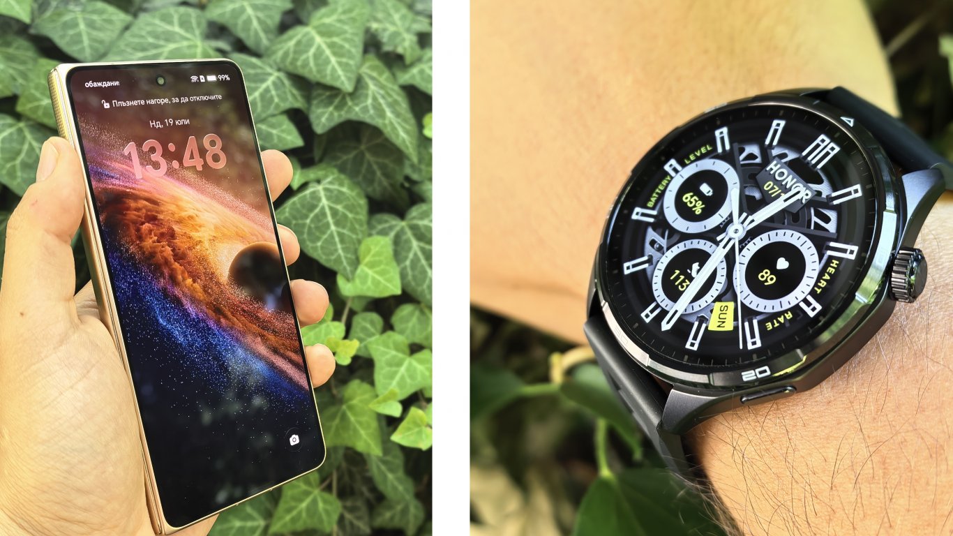 бъдещето на китката и в джоба: среща с honor magic v6 и watch 6