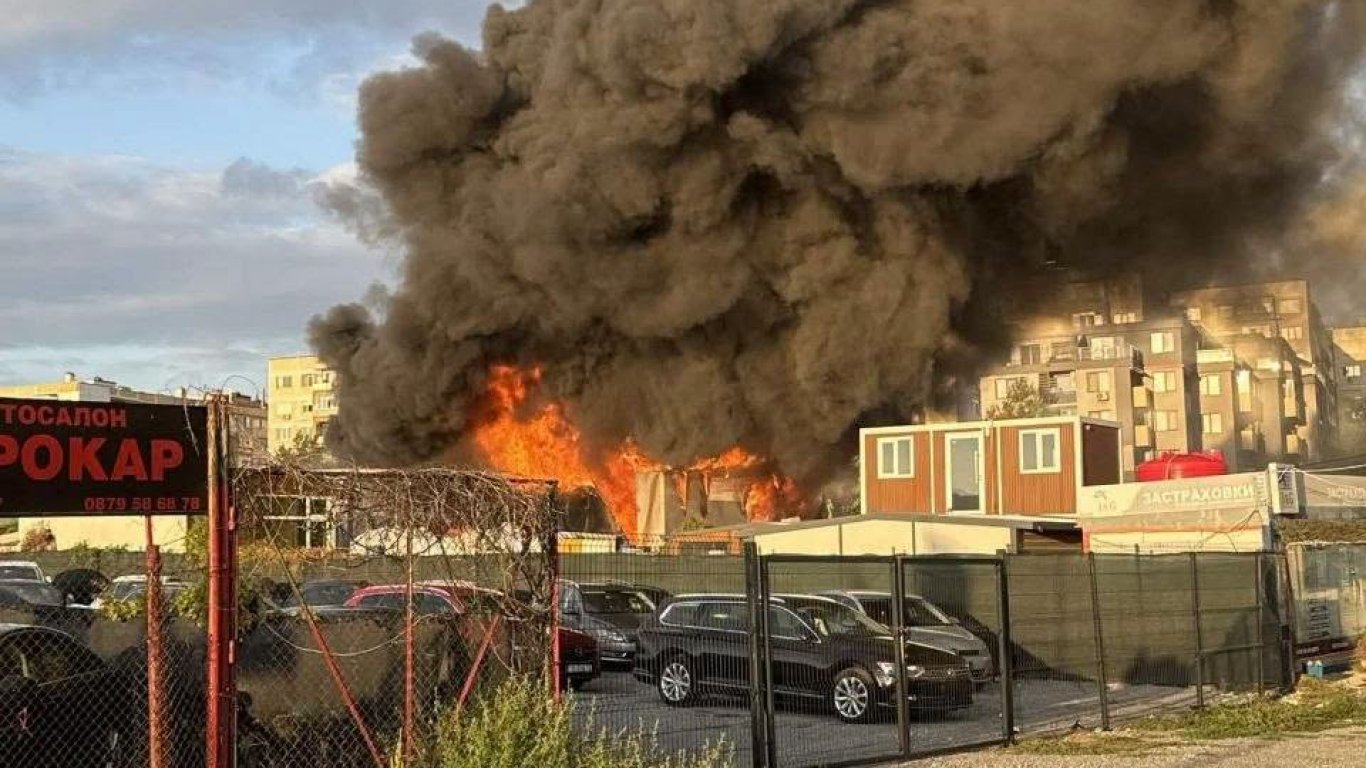 пламъци в сърцето на варна: драматичен пожар в сервиз за газ
