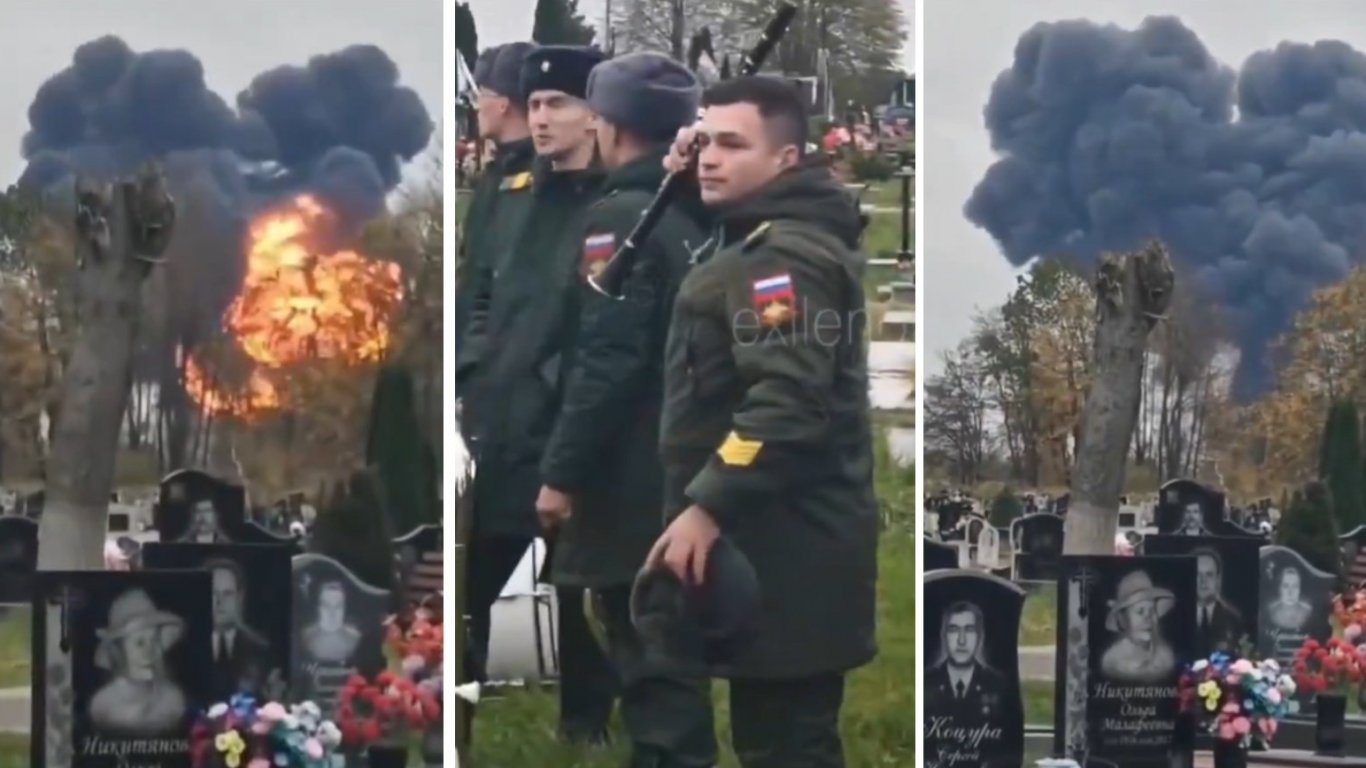 драматичен инцидент: боен самолет су-30 падна край гробищен парк
