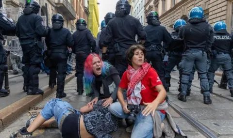 хаос в сърцето на италия: протести срещу скъпотия завършват с безредици
